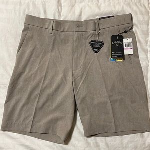 Callaway Flex Fabric Golf Shorts Opti-Dri NWT 9” Inseam